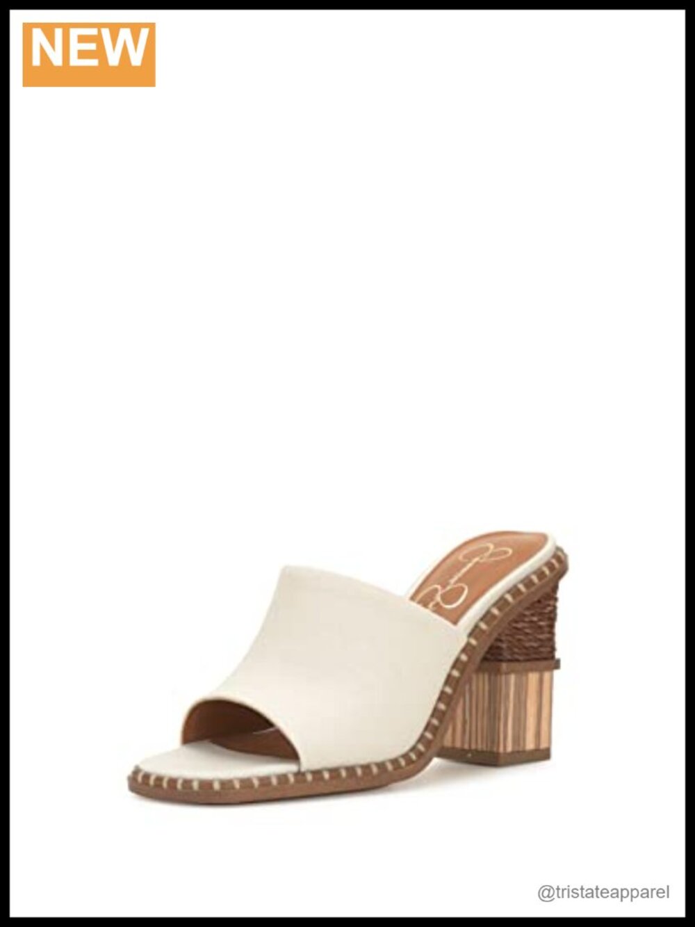 Jessica Simpson Lendrila Textile Block Heel Slingback Sandal